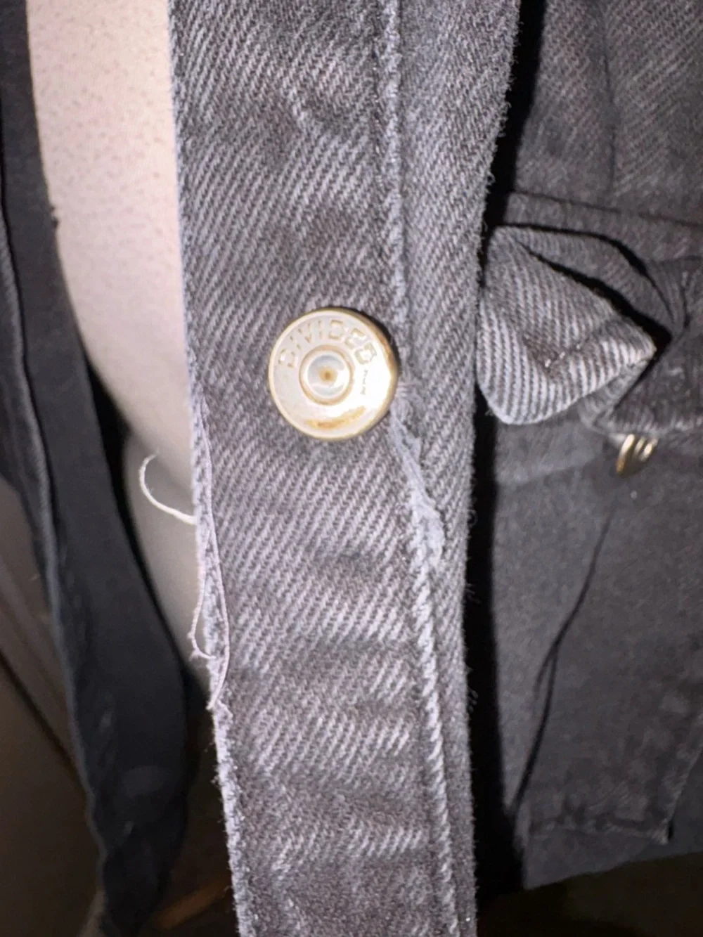 H&M Divided Black Denim Jacket